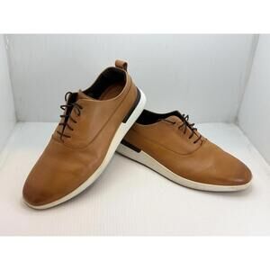 Wolf & Shepherd Men Honey Italian Leather Crossover Longwing Sneakers US 13M